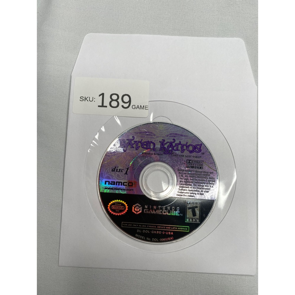 Baten Kaitos Eternal Wings and the Lost Ocean Nintendo GameCube Disc 1 Only GC
